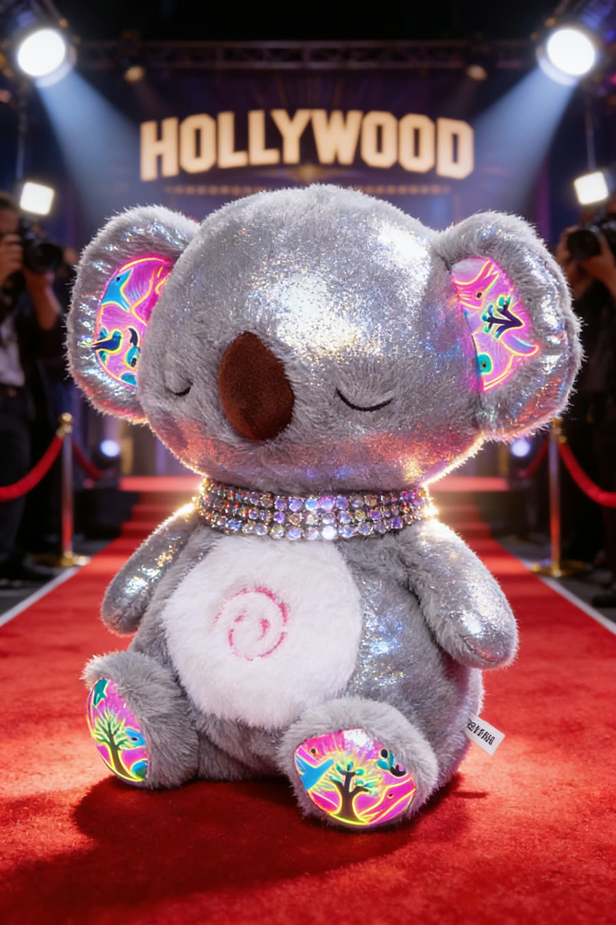 DreamLull breathing koala, glam reveal